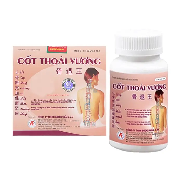 Viên uống Cốt Thoái Vương-Á Âu- hỗ trợ thoái hóa cột sống