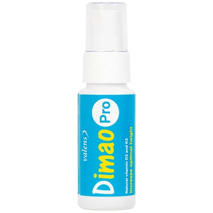 Chai xịt giúp tăng cường hấp thu canxi Dimao Pro Oral Spray D3 + K2 Valens (25ml)