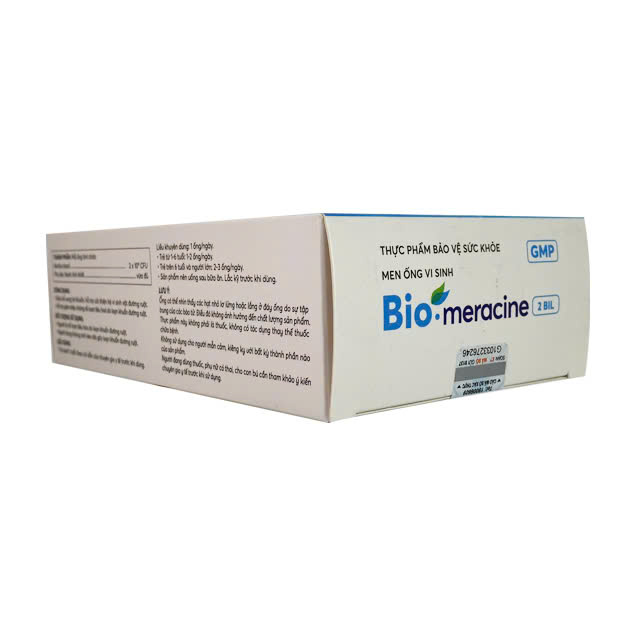 Men vi sinh Bio Meracine 2 Bil - Bổ sung 2 tỷ bào tử lợi khuẩn
