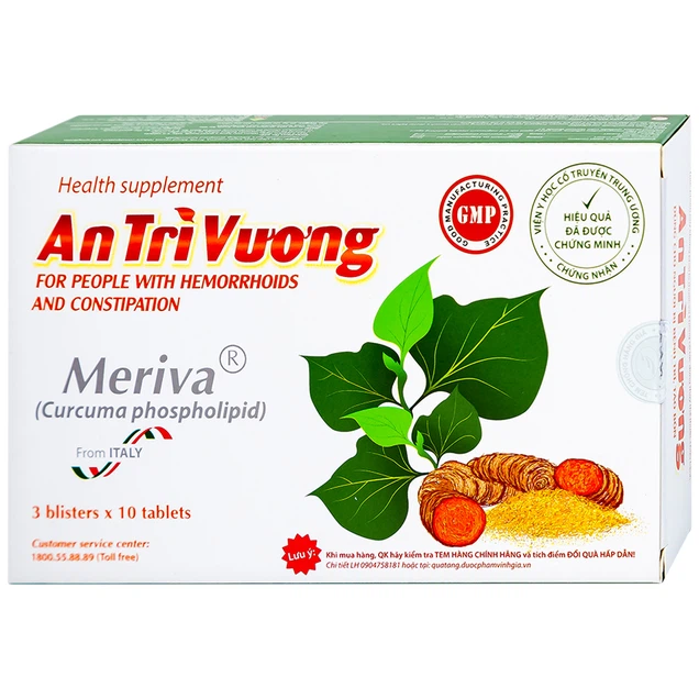 Viên uống An Trĩ Vương thanh nhiệt, giải độc, tăng sức bền thành mạch