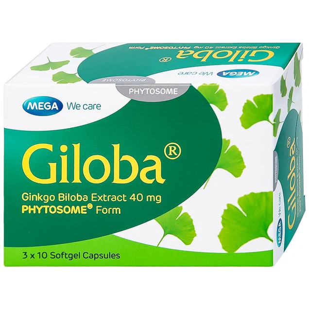 Thuốc Giloba 40mg MEGA We care điều trị suy tuần hoàn não
