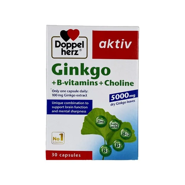 Bổ não Doppel Herz Aktiv Ginkgo + B vitamins + Choline