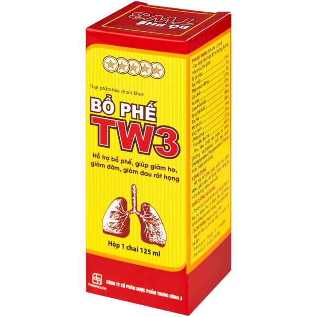 Siro Bổ Phế giảm ho rát họng TW3 ( 150ml )