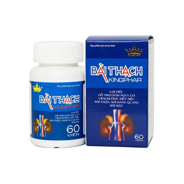 Viên uống Bài Thạch Kingphar lợi tiểu, hỗ trợ giảm nguy cơ viêm đường tiết niệu