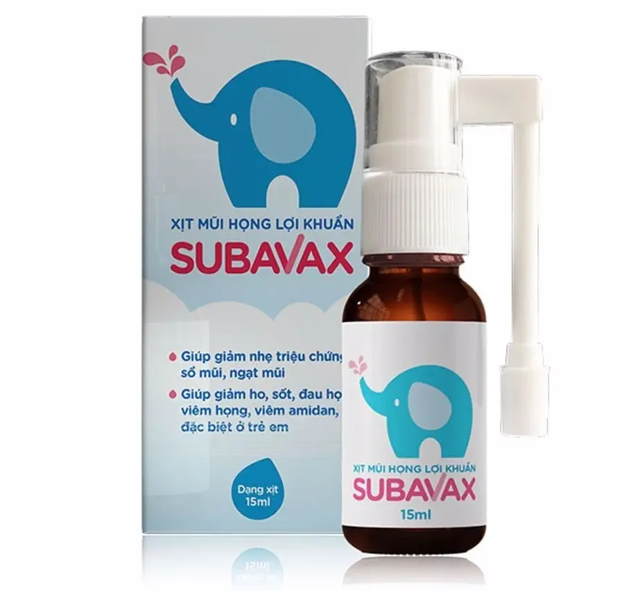 Xịt mũi họng lợi khuẩn Subavax
