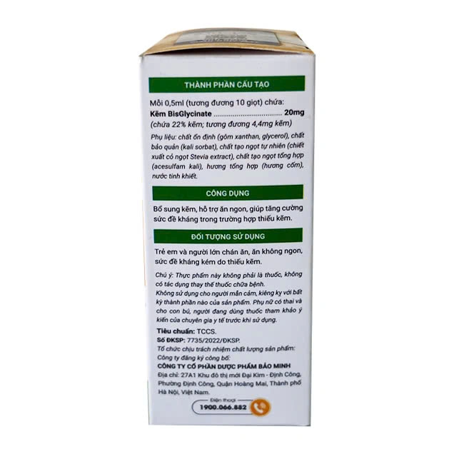 Avisure Zio bổ sung kẽm hỗ trợ ăn ngon, tăng đề kháng