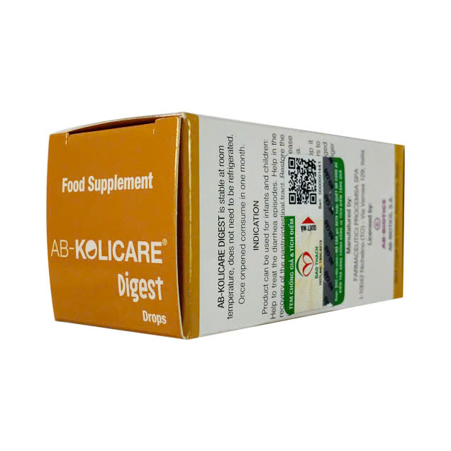 Dung dịch uống AB-Kolicare Digest 10ml AB-Biotics bổ sung lợi khuẩn, hỗ trợ cải thiện hệ vi sinh đường ruột