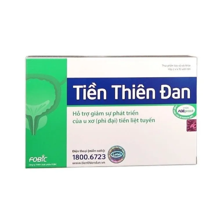 Viên uống FOBIC Tiền Thiên Đan hỗ trợ tiết niệu (hộp 2 vỉ x 10 viên)
