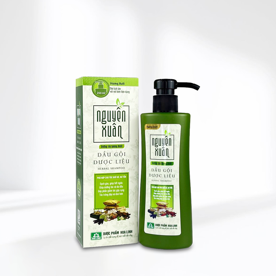 Dầu Gội Dược Liệu Nguyên Xuân Dưỡng Tóc Hương Bưởi 250ml