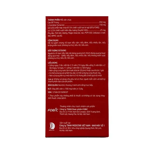 Ích Niệu Khang hỗ trợ giảm tiểu đêm