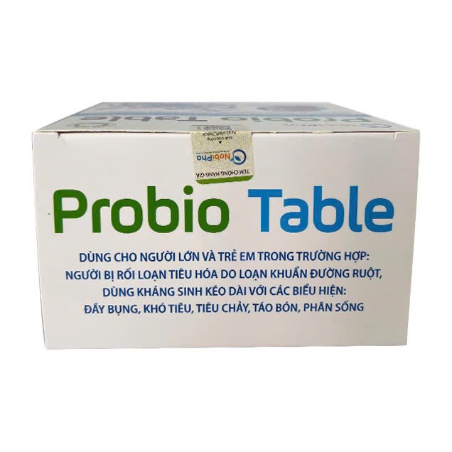 Men vi sinh dạng viên Probio Table bổ sung 3 tỉ lợi khuẩn