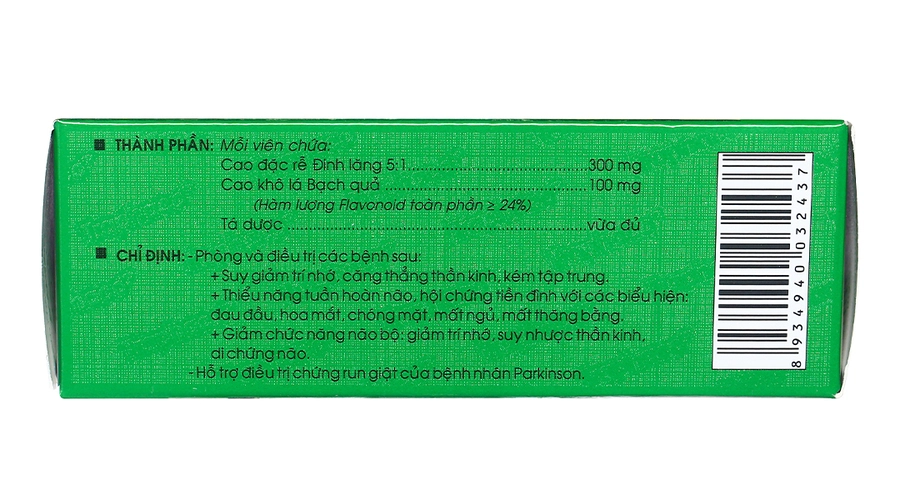 Cebraton-Traphaco-phòng và điều trị suy giảm trí nhớ 