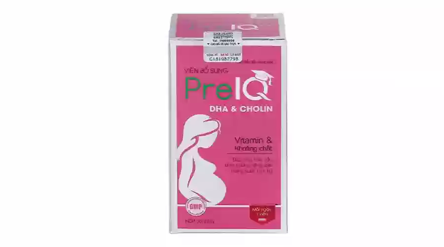 Pre IQ bổ sung vitamin cho bà bầu chai 30 viên