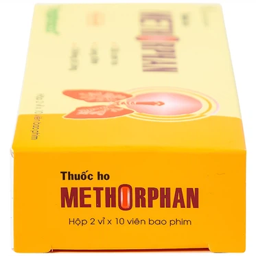 Methorphan-Traphaco-trị ho do kích thích, long đờm, cảm cúm, sổ mũi, viêm mũi dị ứng (2 vỉ x 10 viên)