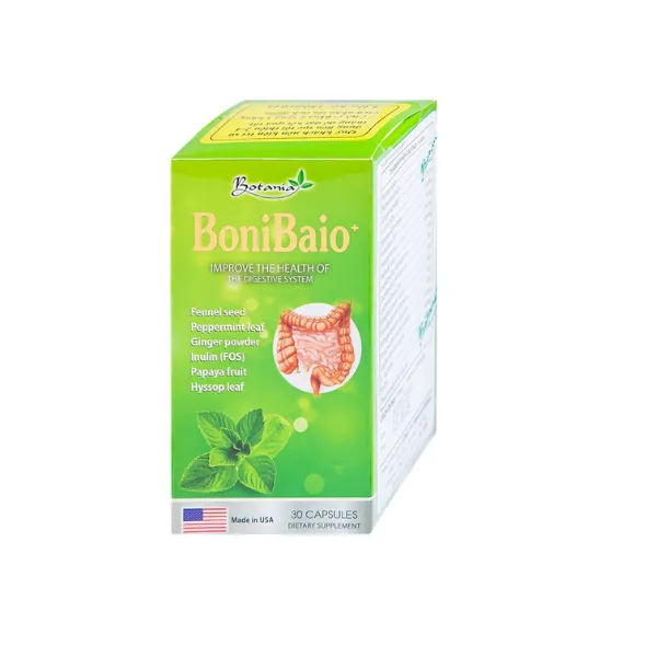 Viên uống BoniBaio Botania giúp cân bằng hệ vi khuẩn có ích đường ruột