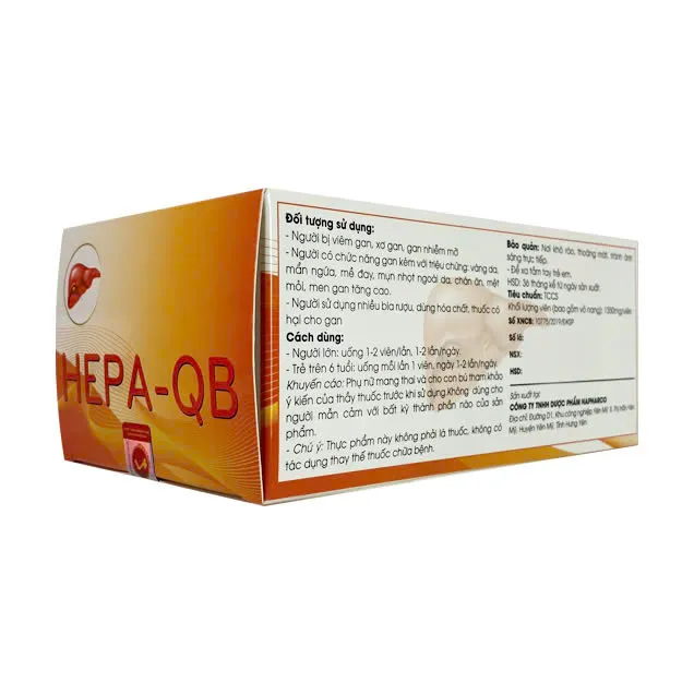 Hepa QB – Hỗ trợ giúp bổ gan, giải độc gan và bảo vệ gan