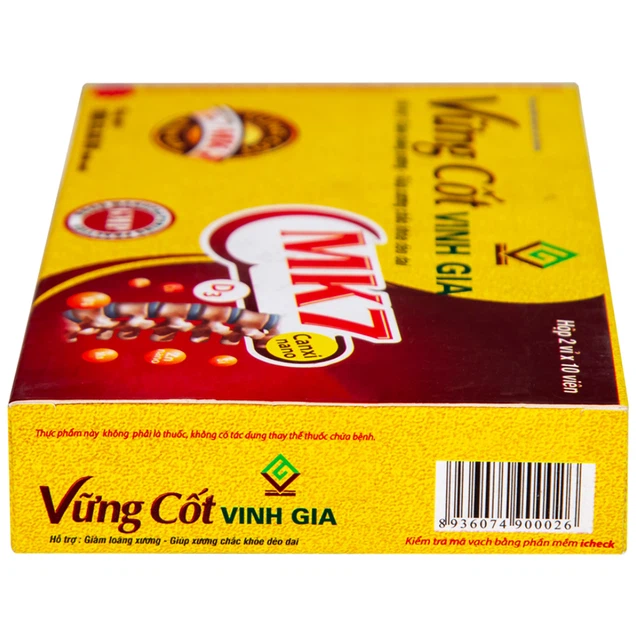 Viên uống Vững Cốt Vinh Gia hỗ trợ giảm loãng xương, giúp xương chắc khỏe dẻo dai