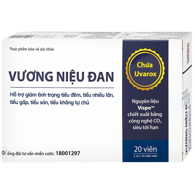 Vương Niệu Đan-Thái Minh hỗ trợ giảm tình trạng tiểu đêm, tiểu nhiều lần