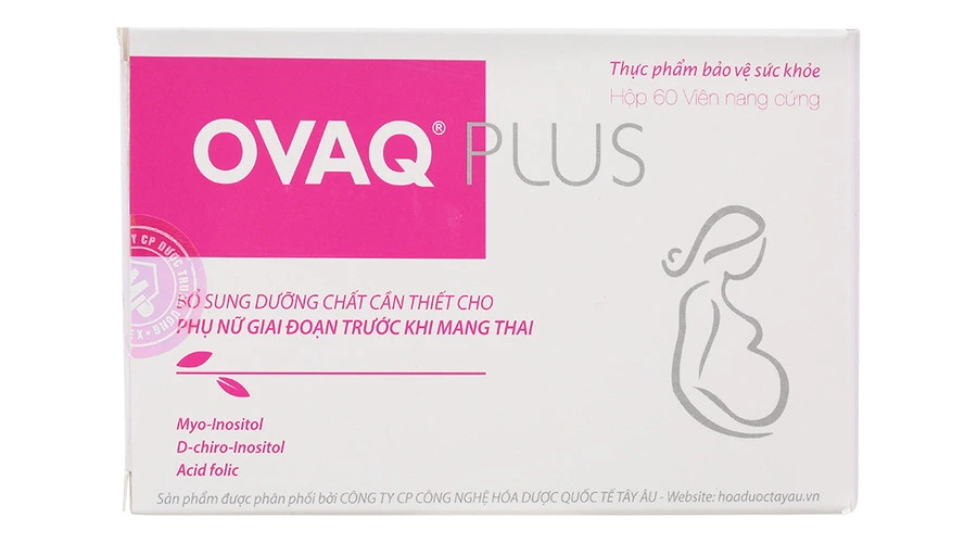 OvaQ Plus bổ sung dưỡng chất cần thiết cho phụ nữ trước khi mang thai