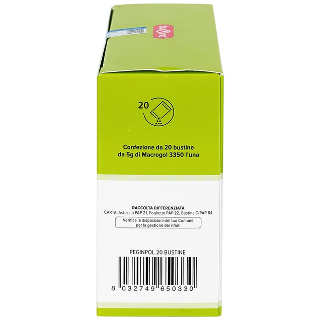 Bột pha hỗn dịch nhuận tràng PEGinpol 5g Buona cải thiện tình trạng táo bón cho trẻ (20 gói)