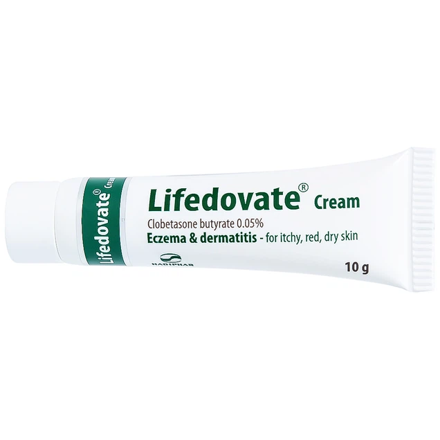 Kem bôi da Lifedovate Cream 0,05% Hadiphar điều trị các vết long eczema, viêm da