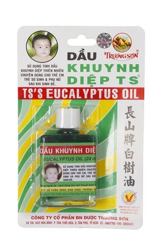 Dầu Khuynh Diệp Trường Sơn điều trị cảm, ho, sổ mũi, nhức đầu (24ml)