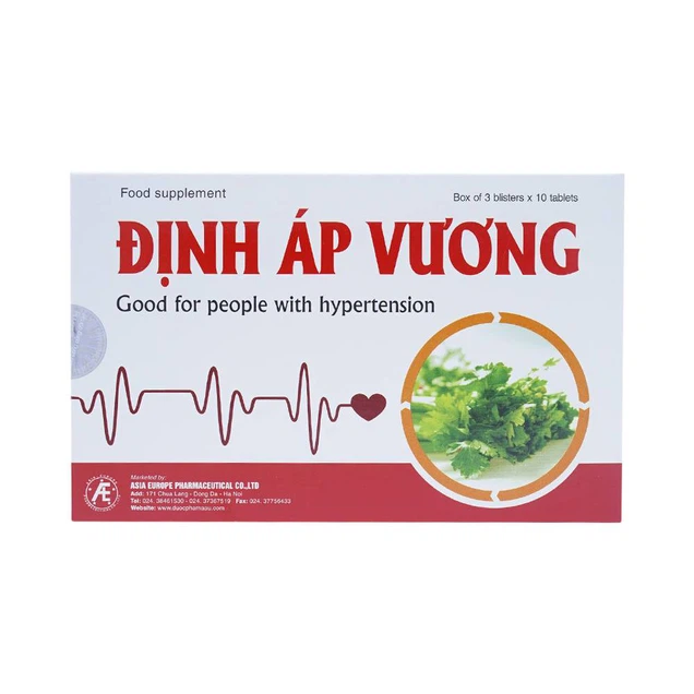 Viên uống Định Áp Vương IMC hỗ trợ làm giảm lipid máu
