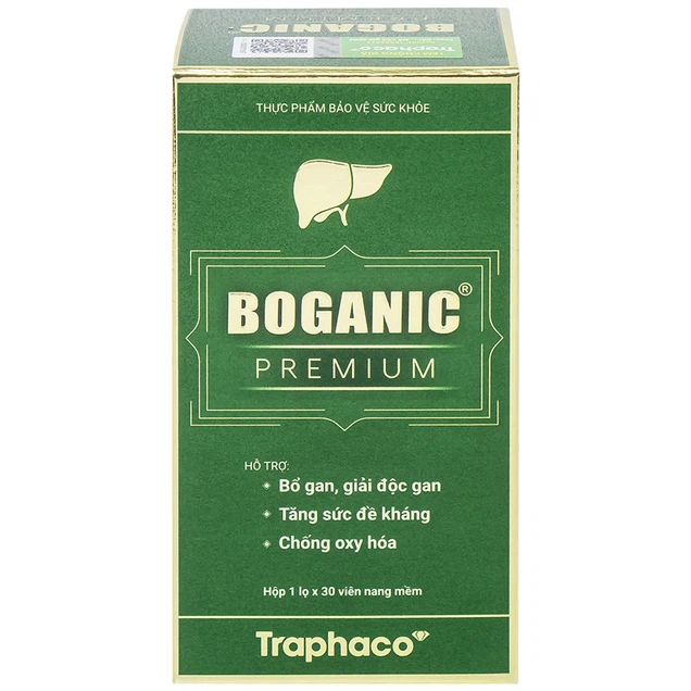 Viên uống Boganic Premium Traphaco hỗ trợ bảo vệ và tăng cường chức năng gan