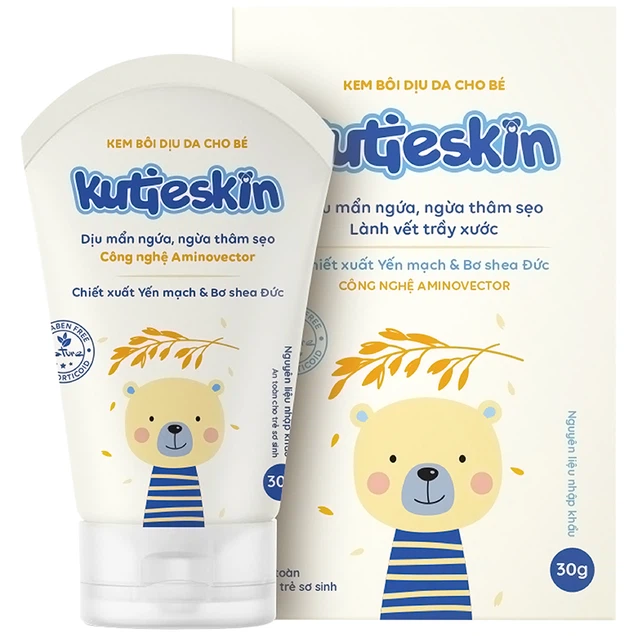 Kem bôi dịu da cho bé Kutieskin giảm mẩn ngứa, ngừa thâm sẹo (30g)