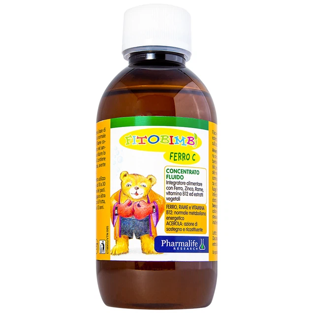 Siro Fitobimbi Ferro C Concentrato Fluido bổ sung sắt, kẽm, vitamin C cho cơ thể 