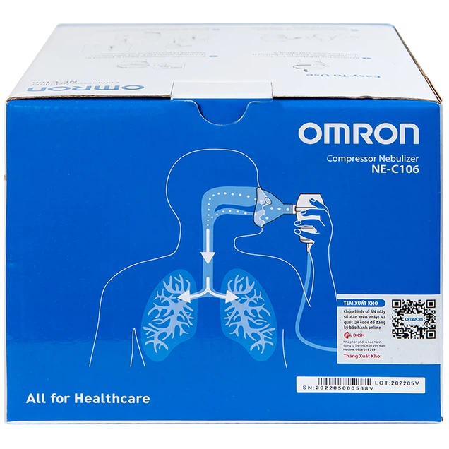 Máy khí rung NE C106 phòng và điều trị bệnh về đường hô hấp