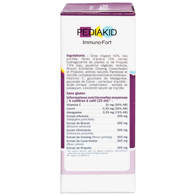 Siro Pediakid Immuno-Fort hỗ trợ tăng đề kháng, giúp bảo vệ sức khỏe