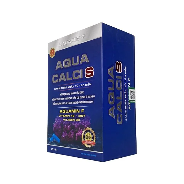 Aqua Calci S, hỗ trợ phát triển chiều cao, giảm còi xương , giúp xương chắc khoẻ