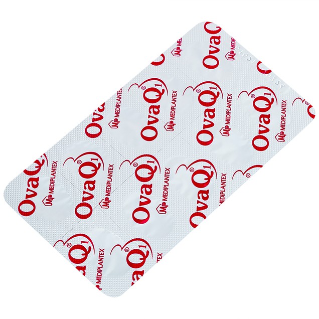 Viên OvaQ1 cung cấp Myo Inositol, Acid folic cùng các thành phần quan trọng cho phụ nữ chuẩn bị mang thai (3 vỉ x 10 viên).