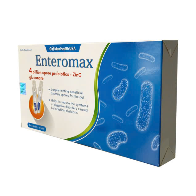 Men Enteromax bổ sung lợi khuẩn đường ruột