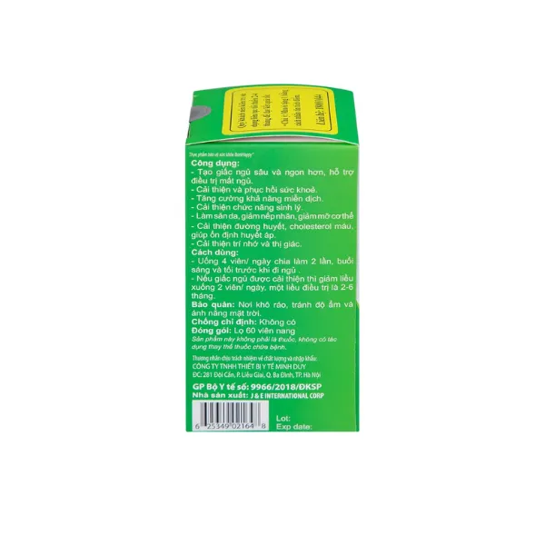 Viên uống BoniHappy Botania hỗ trợ điều trị mất ngủ, cải thiện và phục hồi sức khỏe