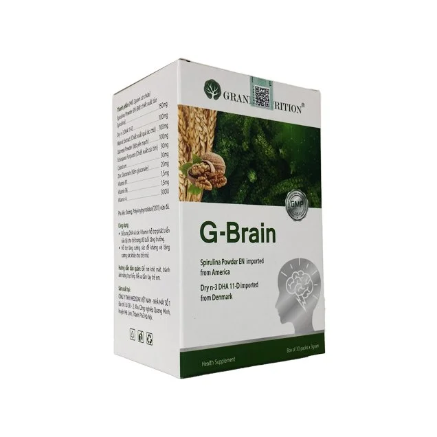 Cốm Trí Não G-Brain phát triển trí não, tăng cường hệ miễn dịch