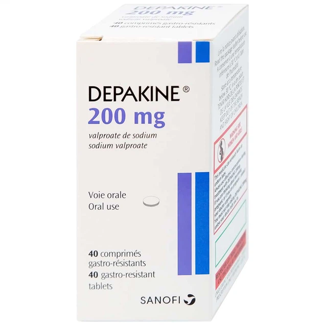 Depakine 200mg- điều trị động kinh, rối loạn lưỡng cực