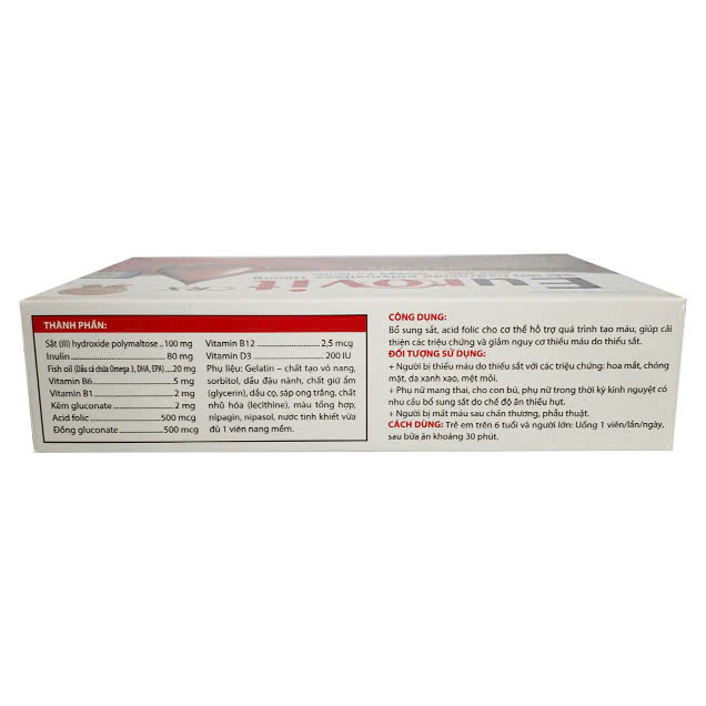 Viên uống CRX Eurovit - Bổ sung sắt hữu cơ & acid folic