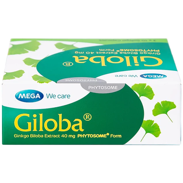 Thuốc Giloba 40mg MEGA We care điều trị suy tuần hoàn não
