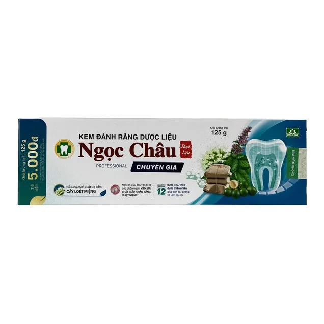 KEM ĐÁNH RĂNG DƯỢC LIỆU NGỌC CHÂU CHUYÊN GIA HOA LINH 125 G - NGỪA SÂU RĂNG