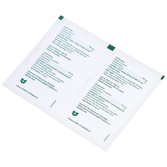 Cốm pha dung dịch uống Stacytine 200 GRA Stella tiêu nhầy, long đờm (20 gói)