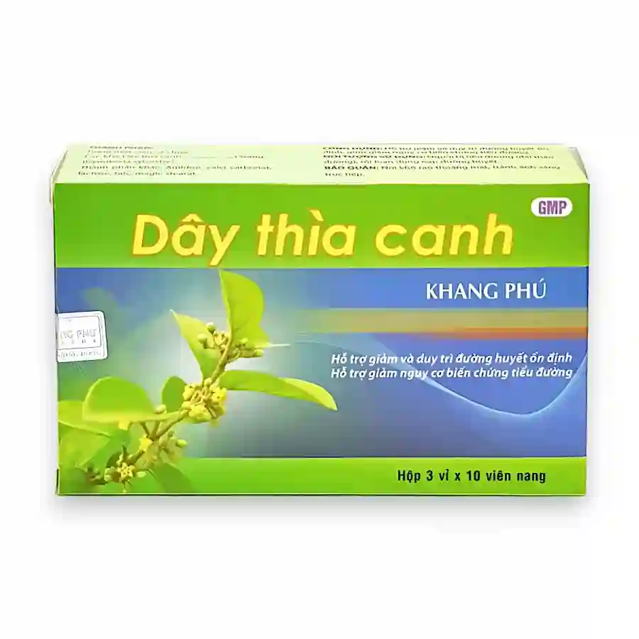 Viên uống Dây Thìa Canh Khang Phú giúp hạ đường huyết, phòng và hỗ trợ điều trị đái tháo đường