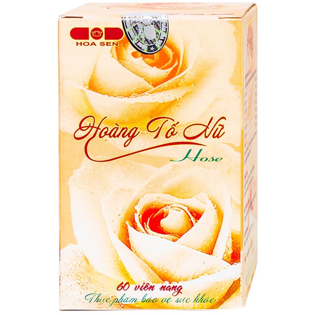 Viên uống Hoàng Tố Nữ Hose Hoa Sen bổ trung ích khí, sinh tân, chỉ khát (60 viên)