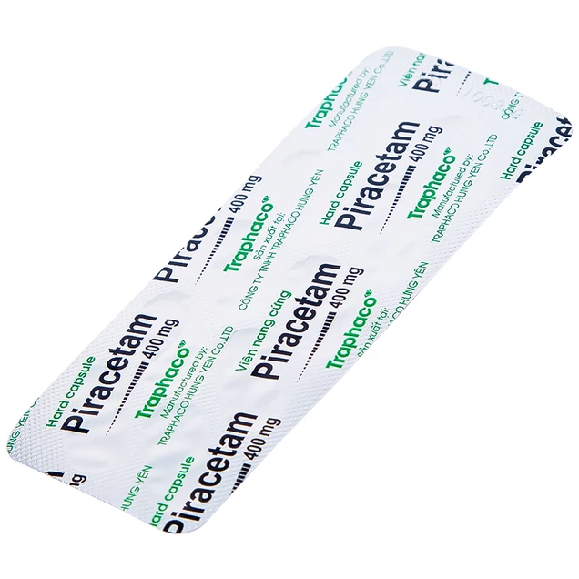 Piracetam 400mg-Traphaco điều trị triệu chứng chóng mặt, suy giảm trí nhớ