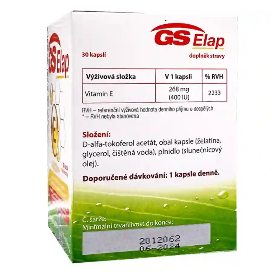 Viên uống bổ sung vitamin E GS Elap làm đẹp da