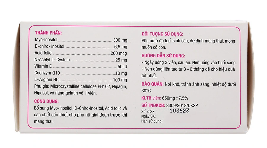 OvaQ Plus bổ sung dưỡng chất cần thiết cho phụ nữ trước khi mang thai