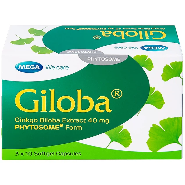 Thuốc Giloba 40mg MEGA We care điều trị suy tuần hoàn não