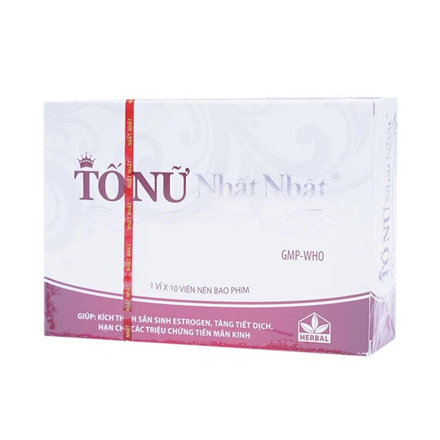 Viên uống Tố Nữ Nhất Nhất giúp điều hòa kinh nguyệt, hạn chế các chứng tiền mãn kinh (1 vỉ x 10 viên)