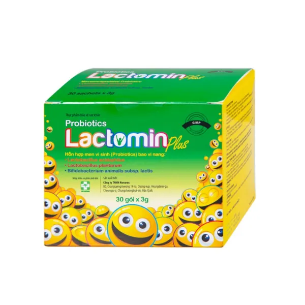 Cốm Probiotics Lactomin Plus Novarex bổ sung vi khuẩn có ích, giúp cân bằng hệ vi sinh đường ruột